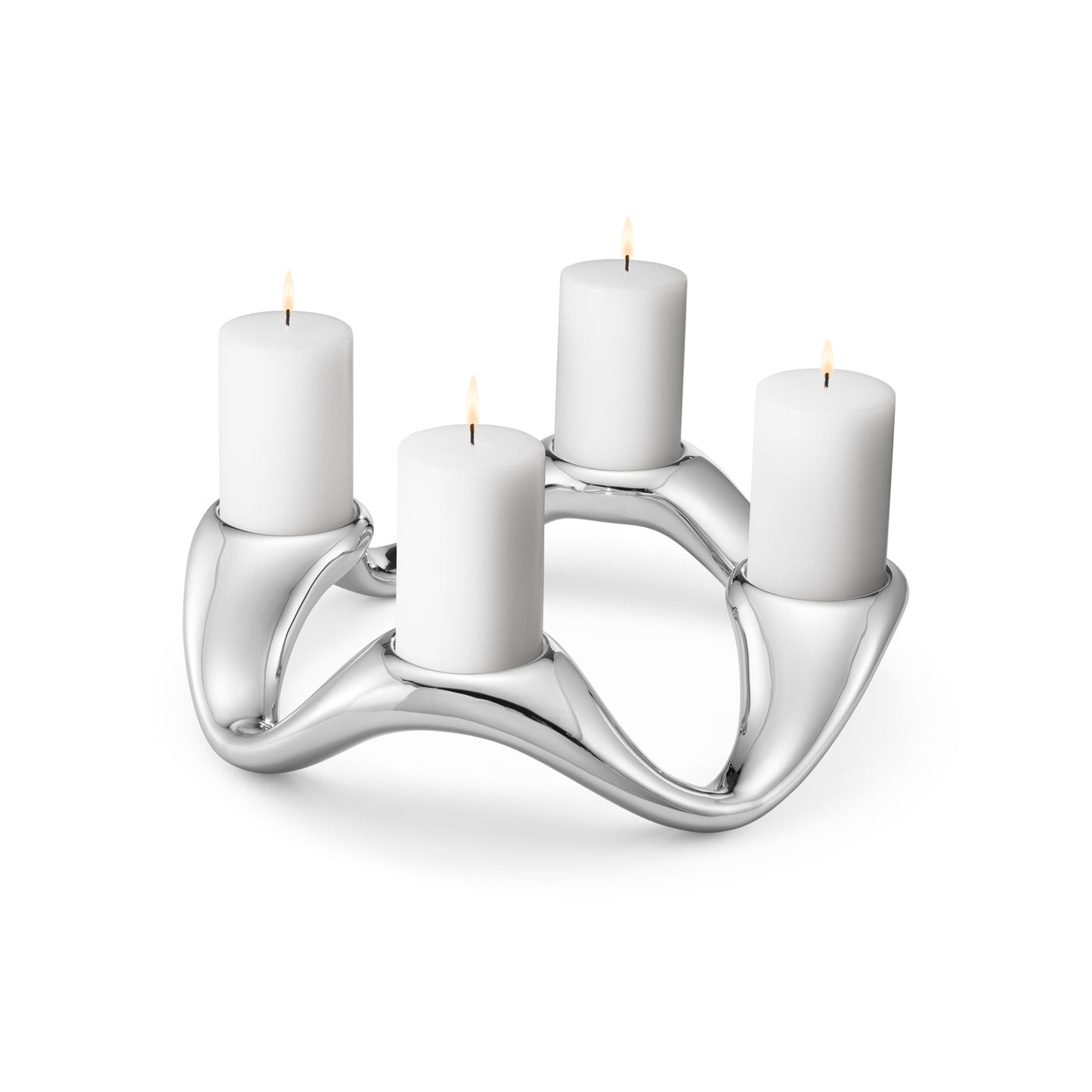 Georg Jensen - COBRA Round candleholder