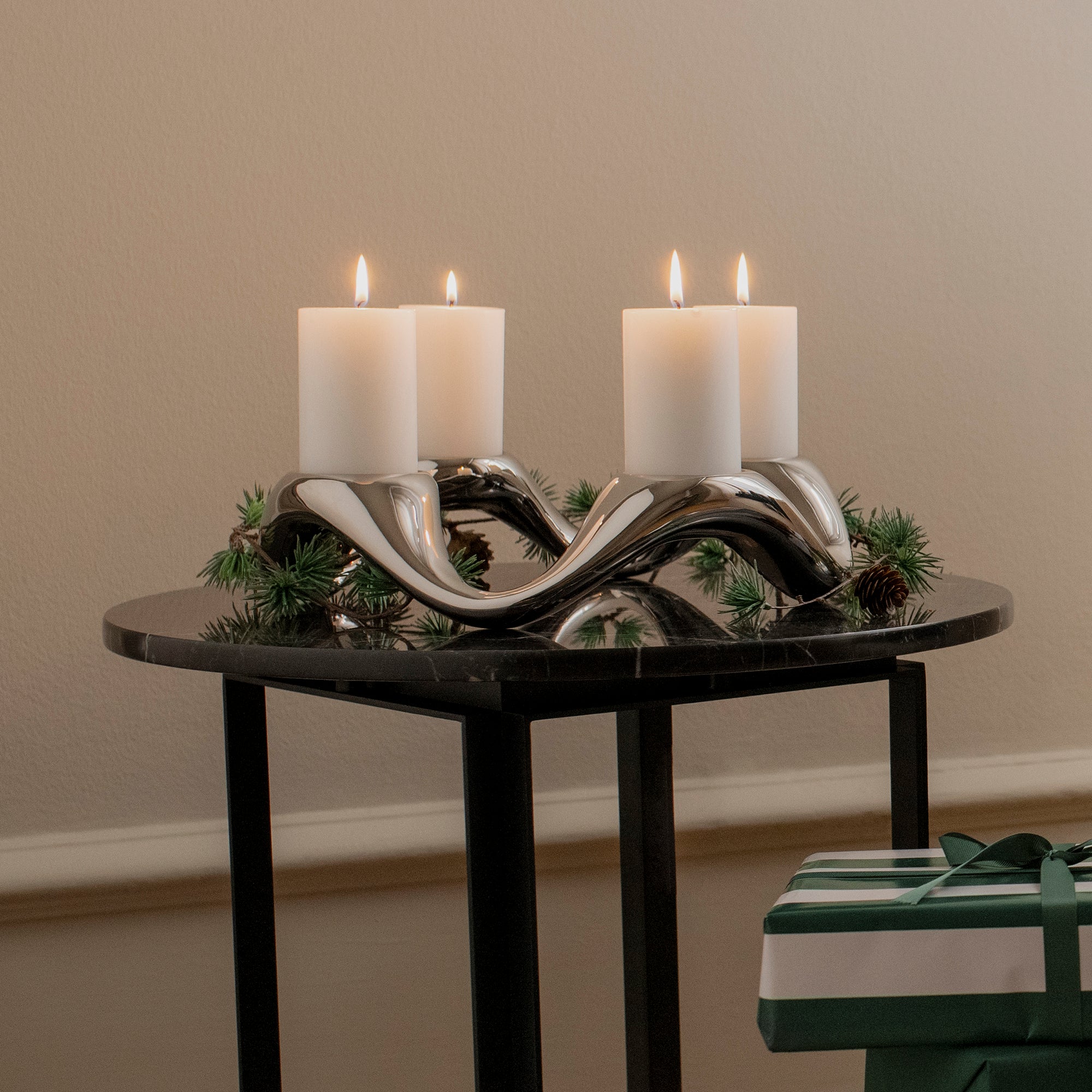 Georg Jensen - COBRA Round candleholder
