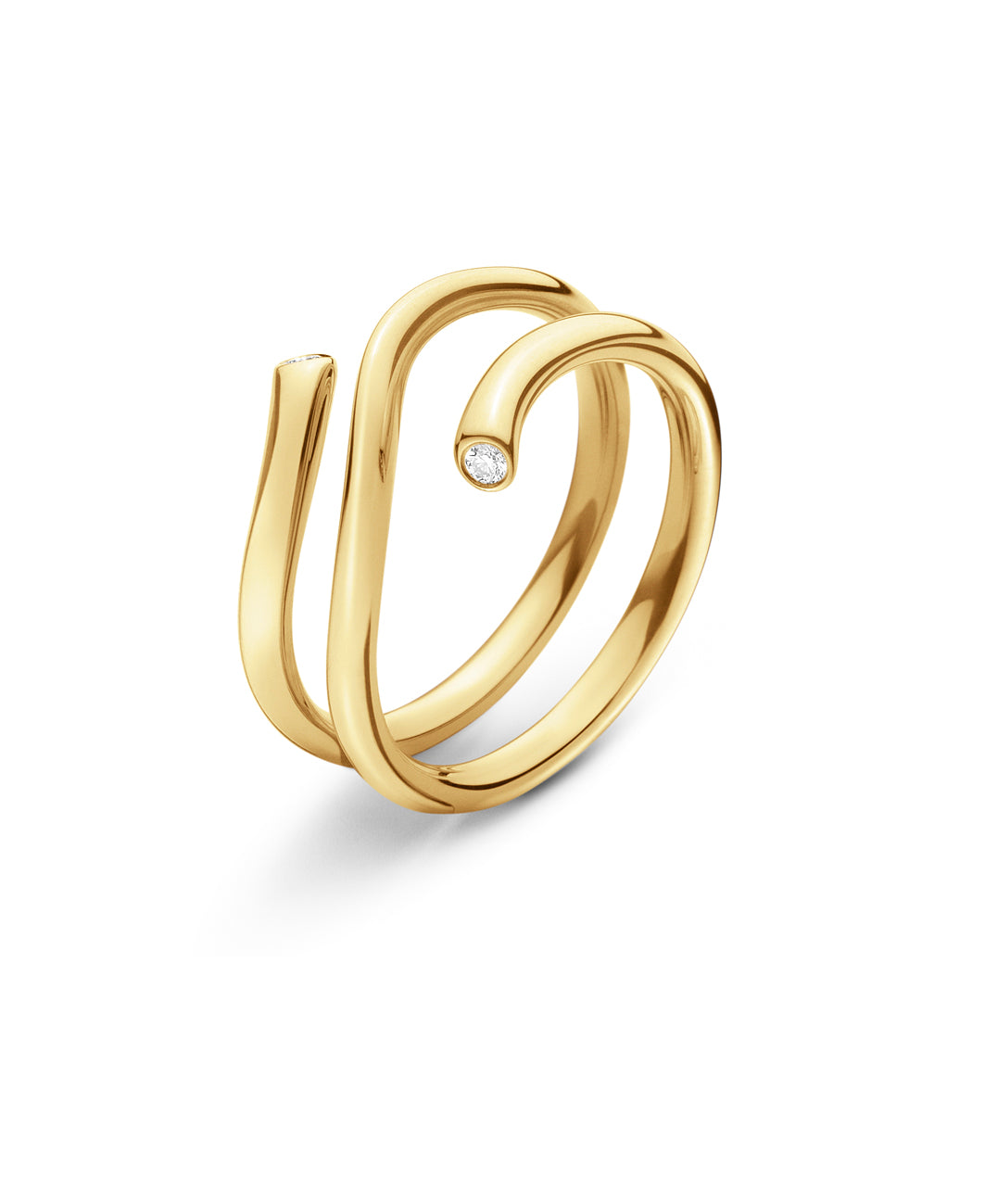 Georg Jensen - MAGIC Ring, Yellow Gold Twist