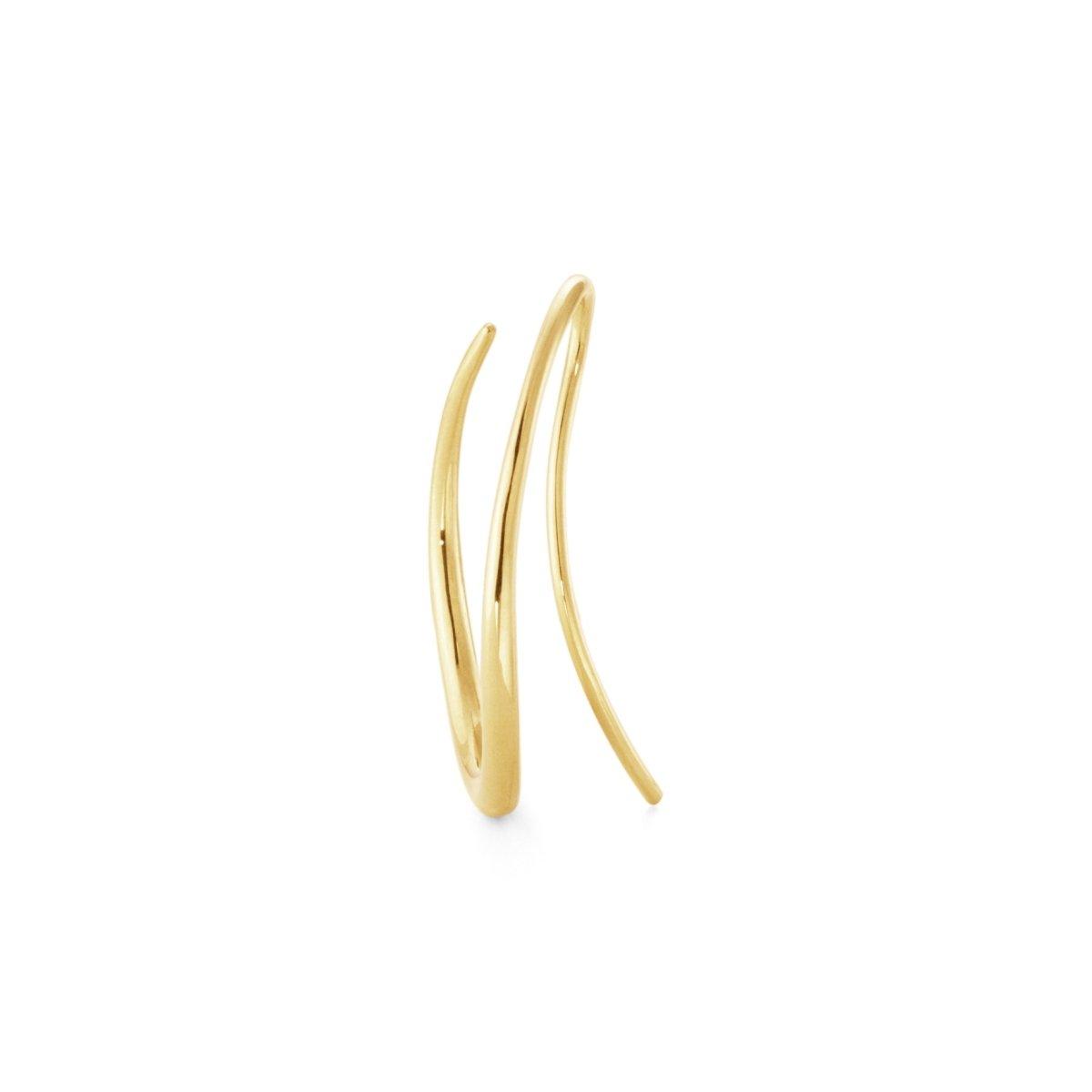 Georg Jensen - Gold Offspring Earhoops - Tustains Jewellers