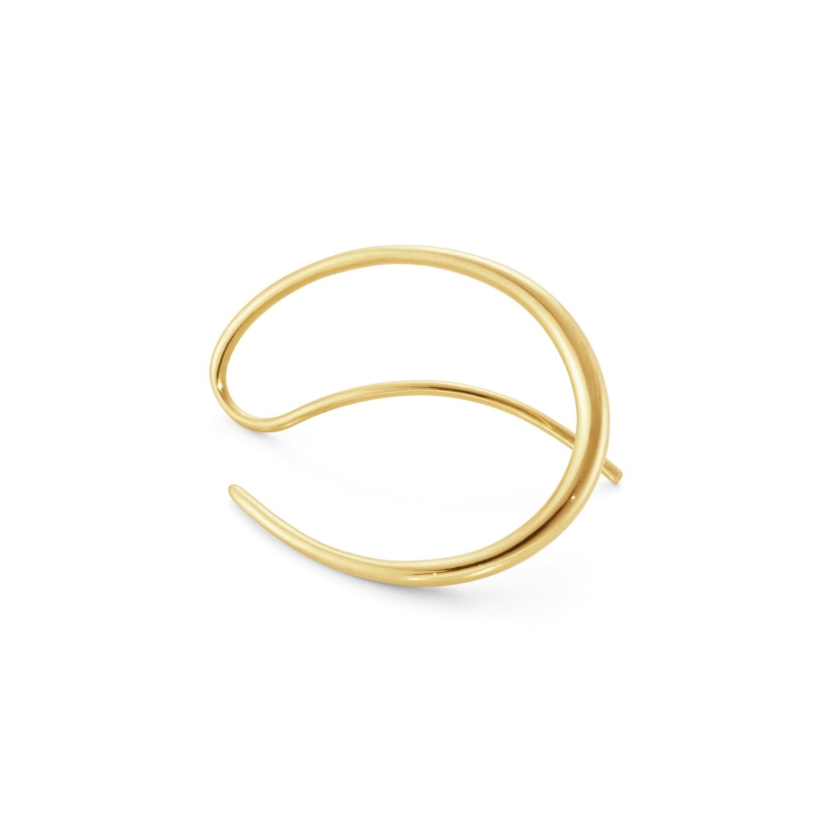 Georg Jensen - Gold Offspring Earhoops - Tustains Jewellers