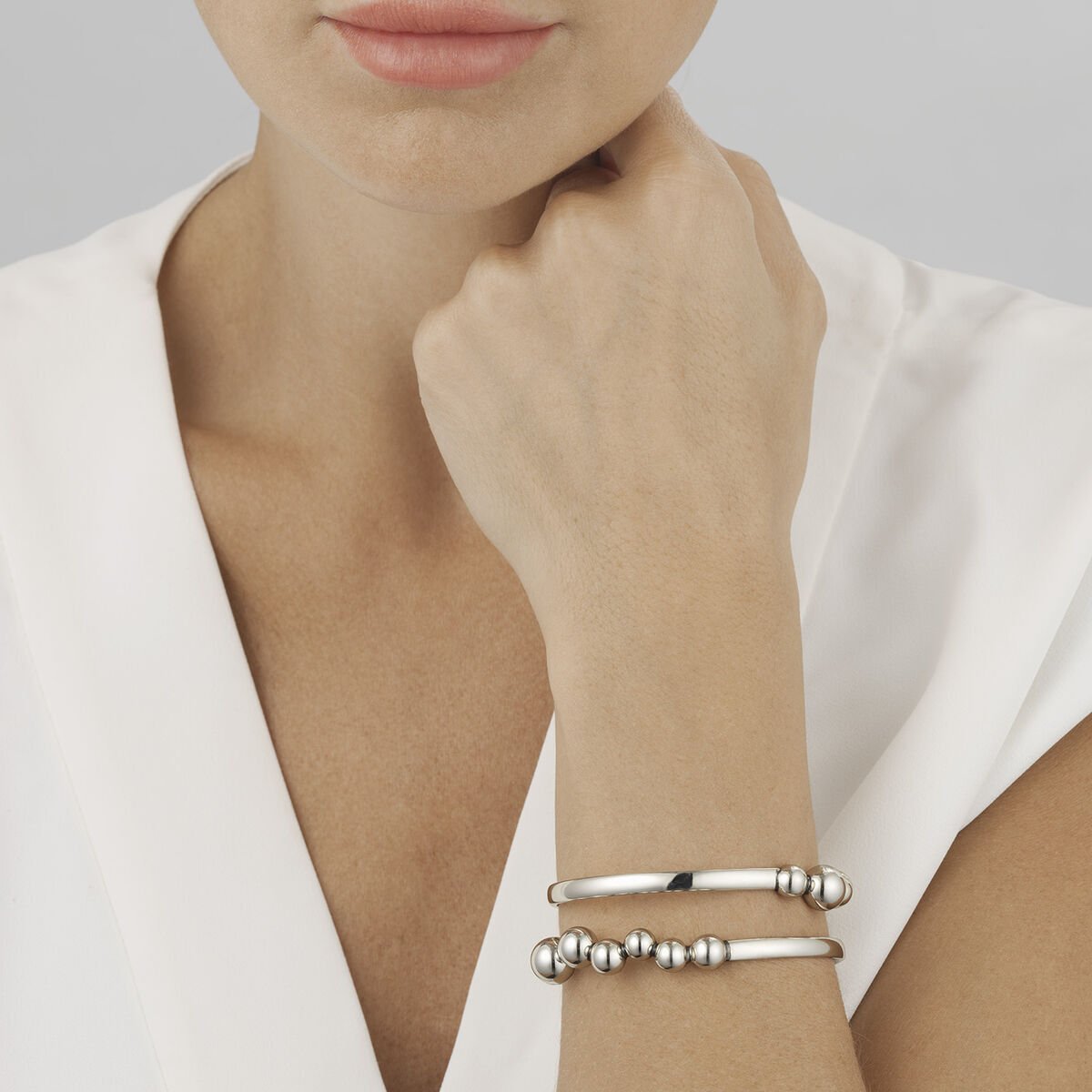 Georg Jensen - Moonlight Grapes Bangle - Tustains Jewellers