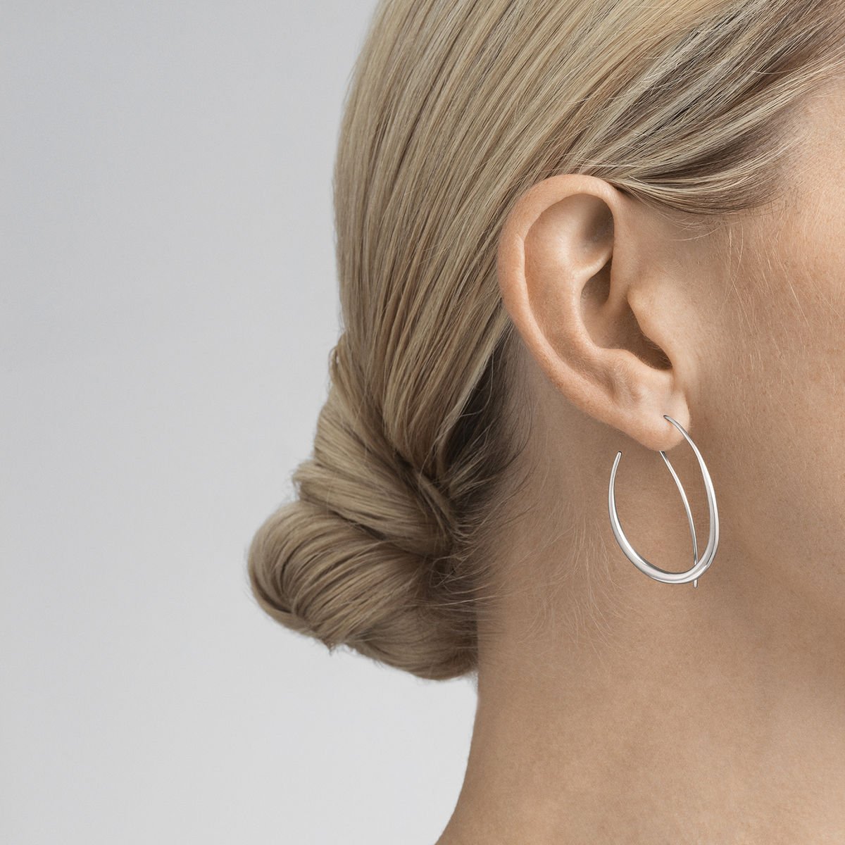 Georg Jensen - Offspring Double Earhoop - Tustains Jewellers