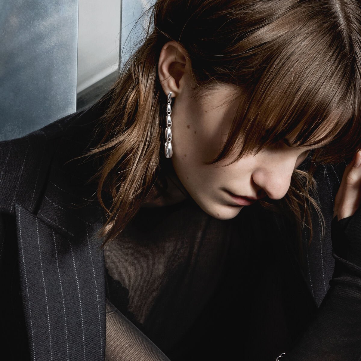 Georg Jensen - Reflect Earrings - Tustains Jewellers