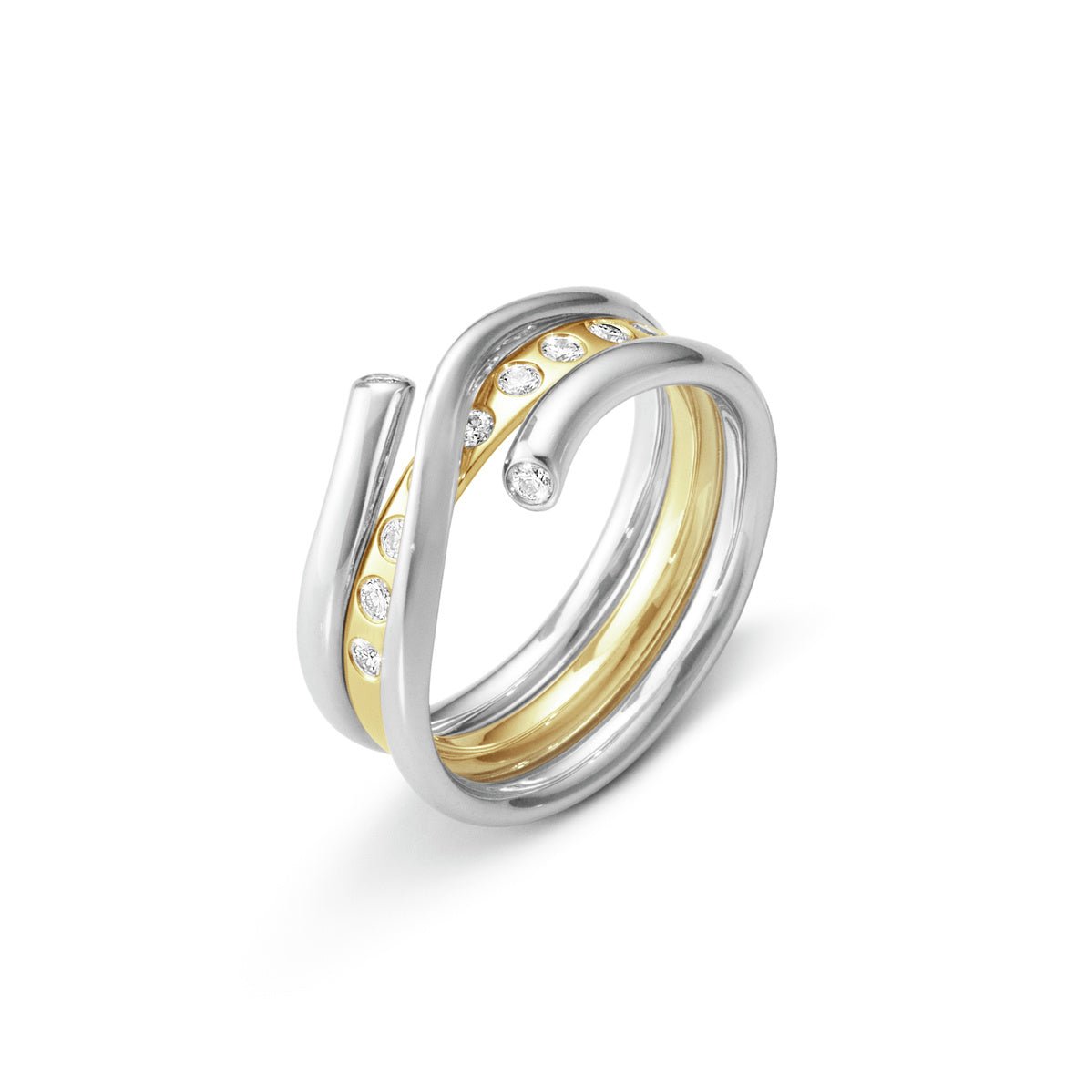 Georg Jensen - White Gold Magic Ring - Tustains Jewellers
