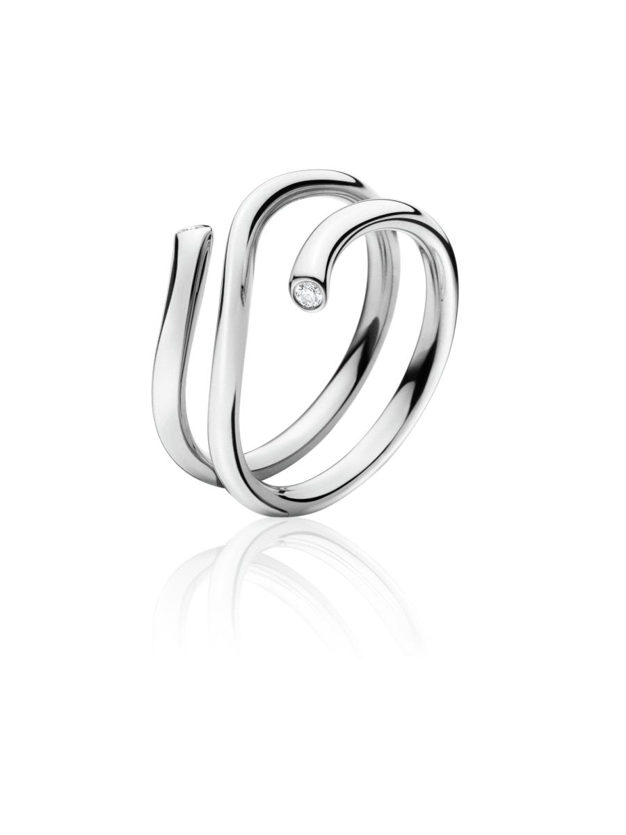 Georg Jensen - White Gold Magic Ring - Tustains Jewellers