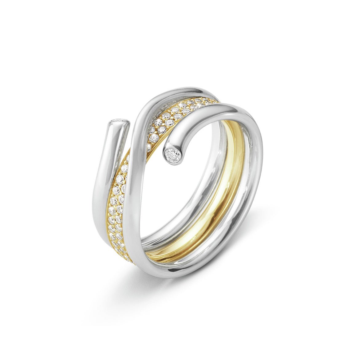 Georg Jensen - White Gold Magic Ring - Tustains Jewellers