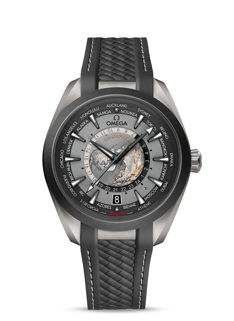 Omega Seamaster Aqua Terra 150M Co Axial Master Chronometer GMT Worl Tustains Jewellers