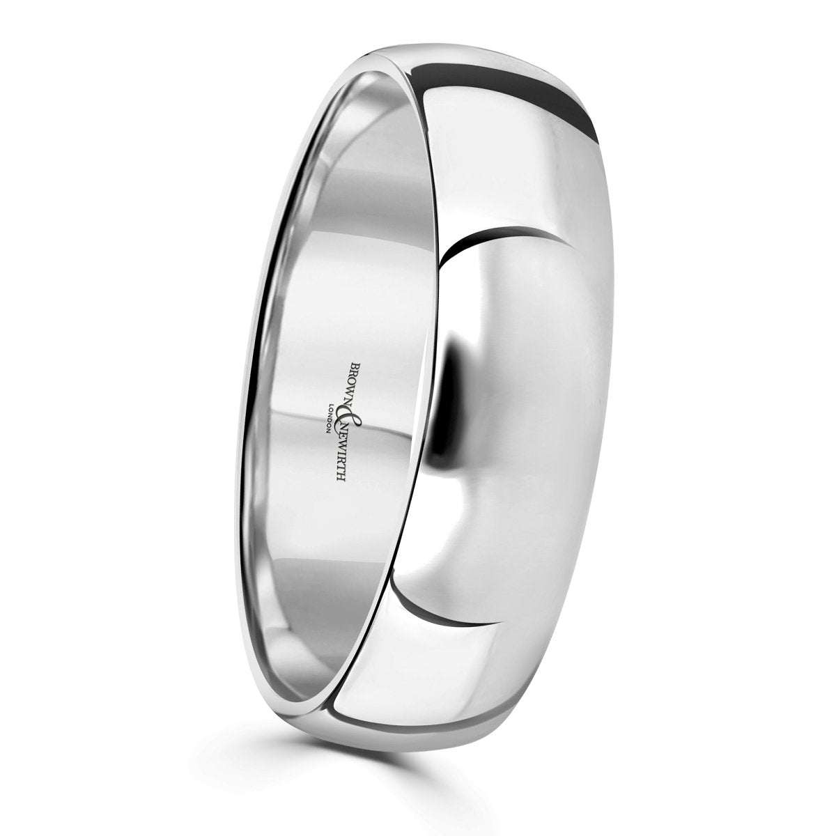 Platinum Lighter Court 4mm - 6mm - Tustains Jewellers