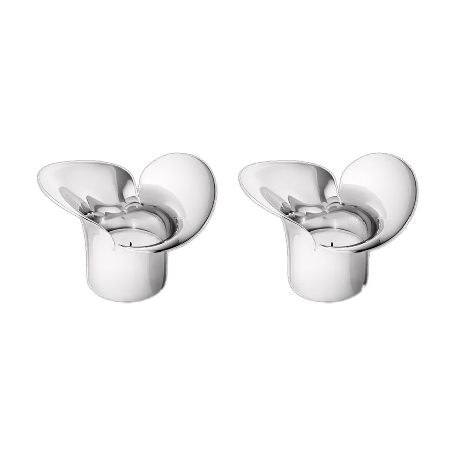Georg Jensen - BLOOM BOTANICA tealight candleholders, 2 pcs