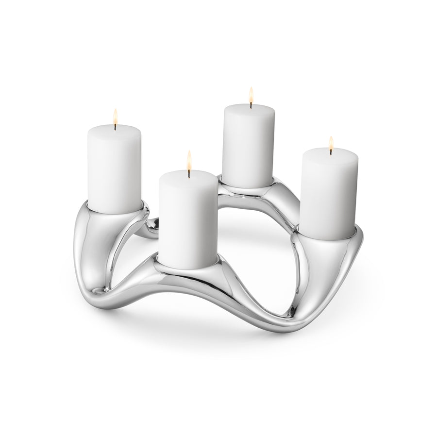 Georg Jensen - COBRA Round candleholder