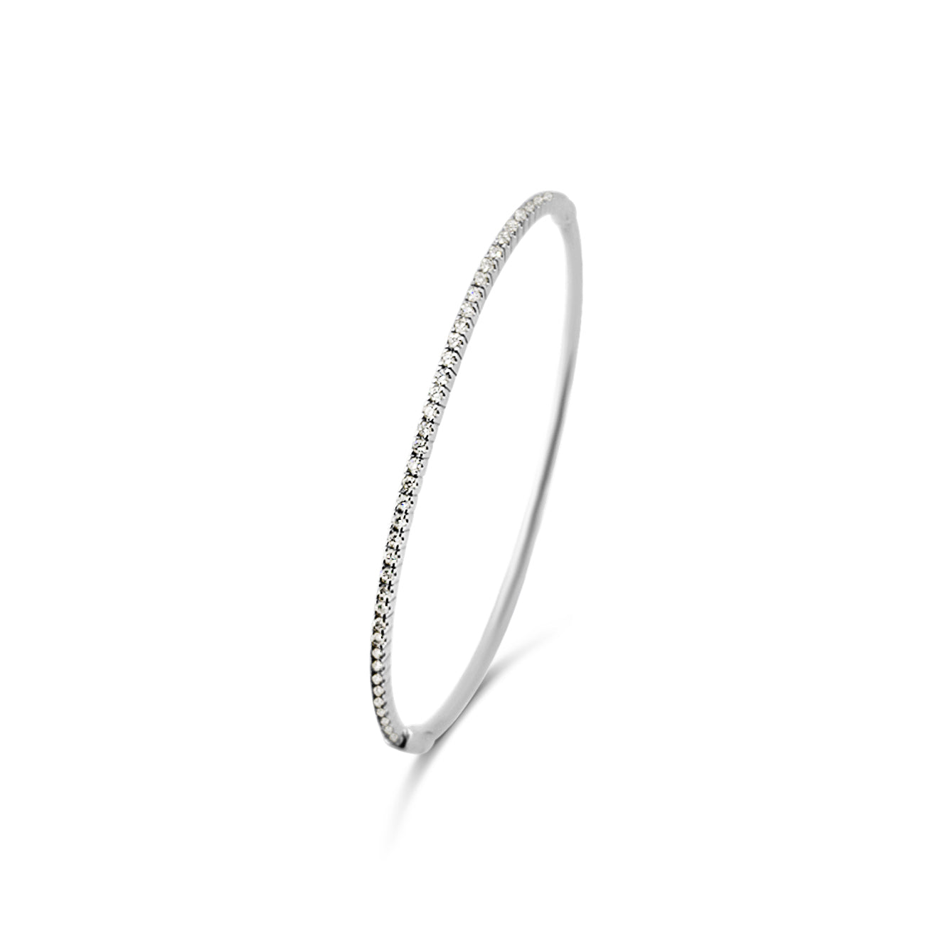 Diamond Claw Set Bangle