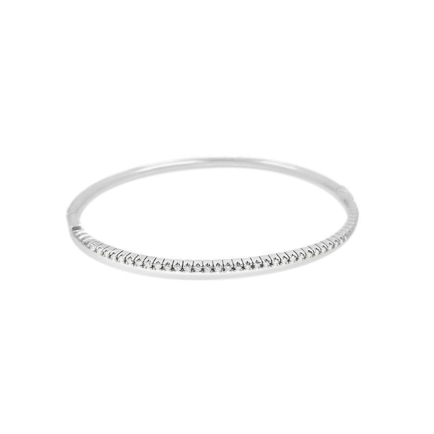 Diamond Claw Set Bangle