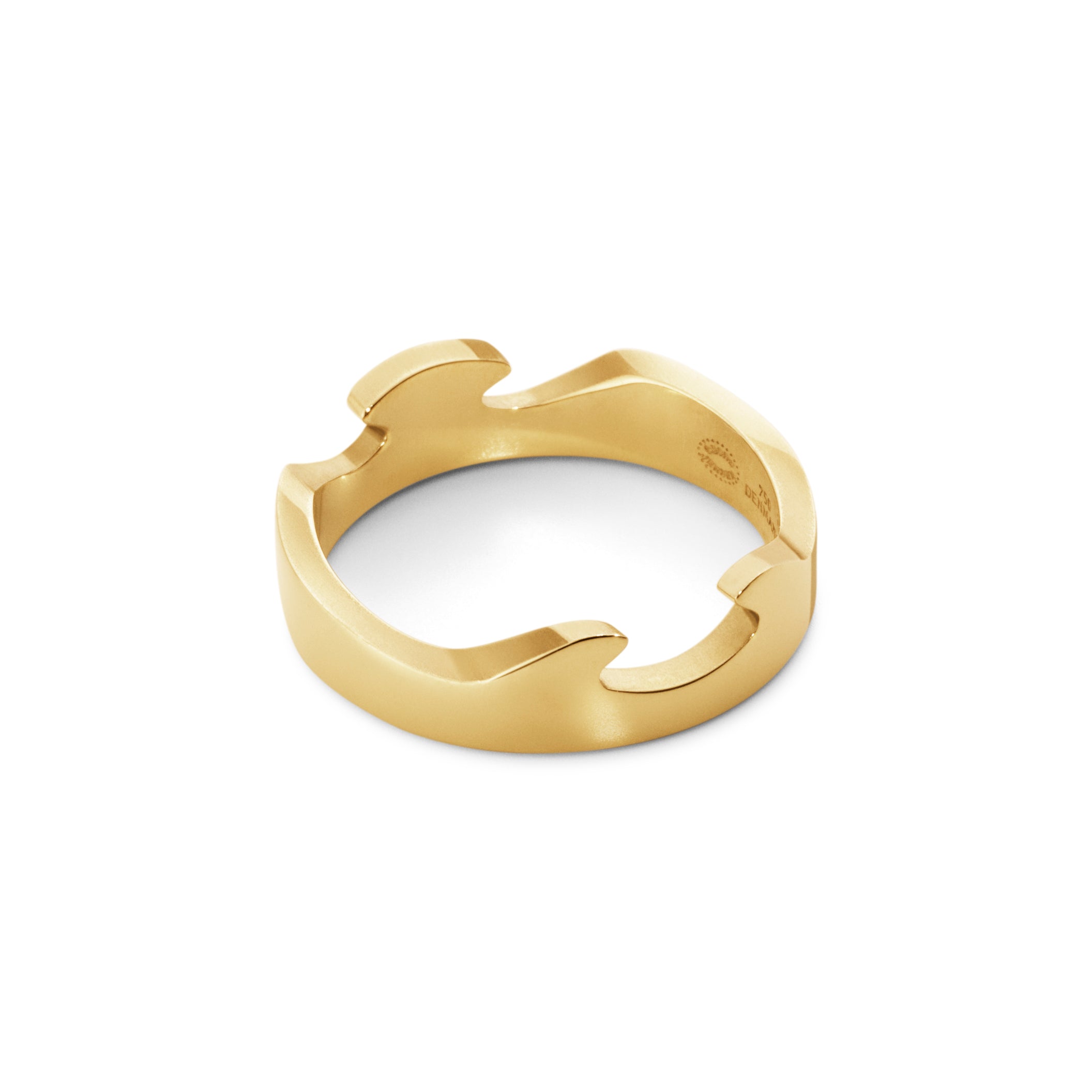 Georg Jensen - FUSION End Ring, Yellow Gold