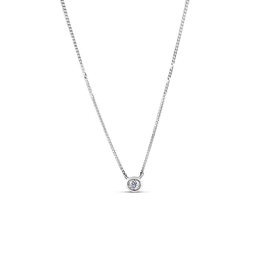 Diamond Raindrop Pendant