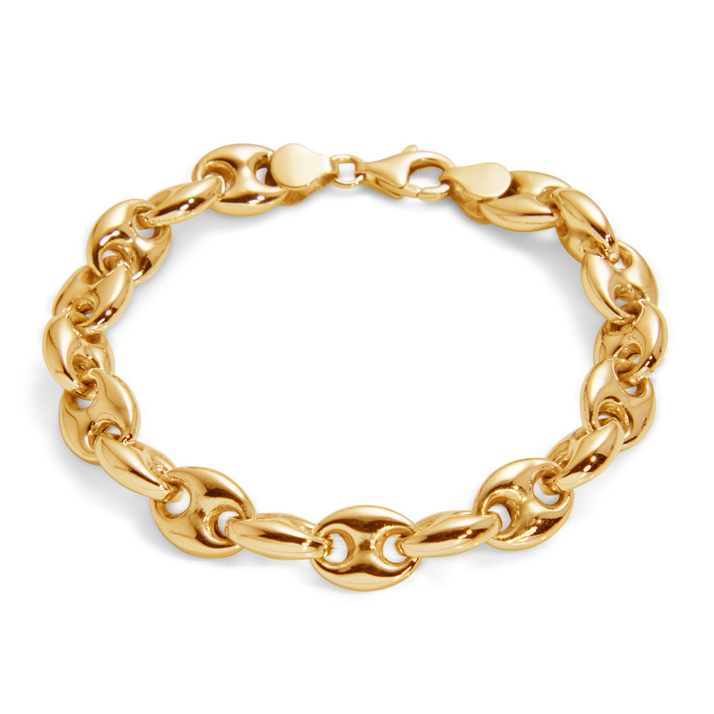 Gold Plated Cushioned Marine Bracelet