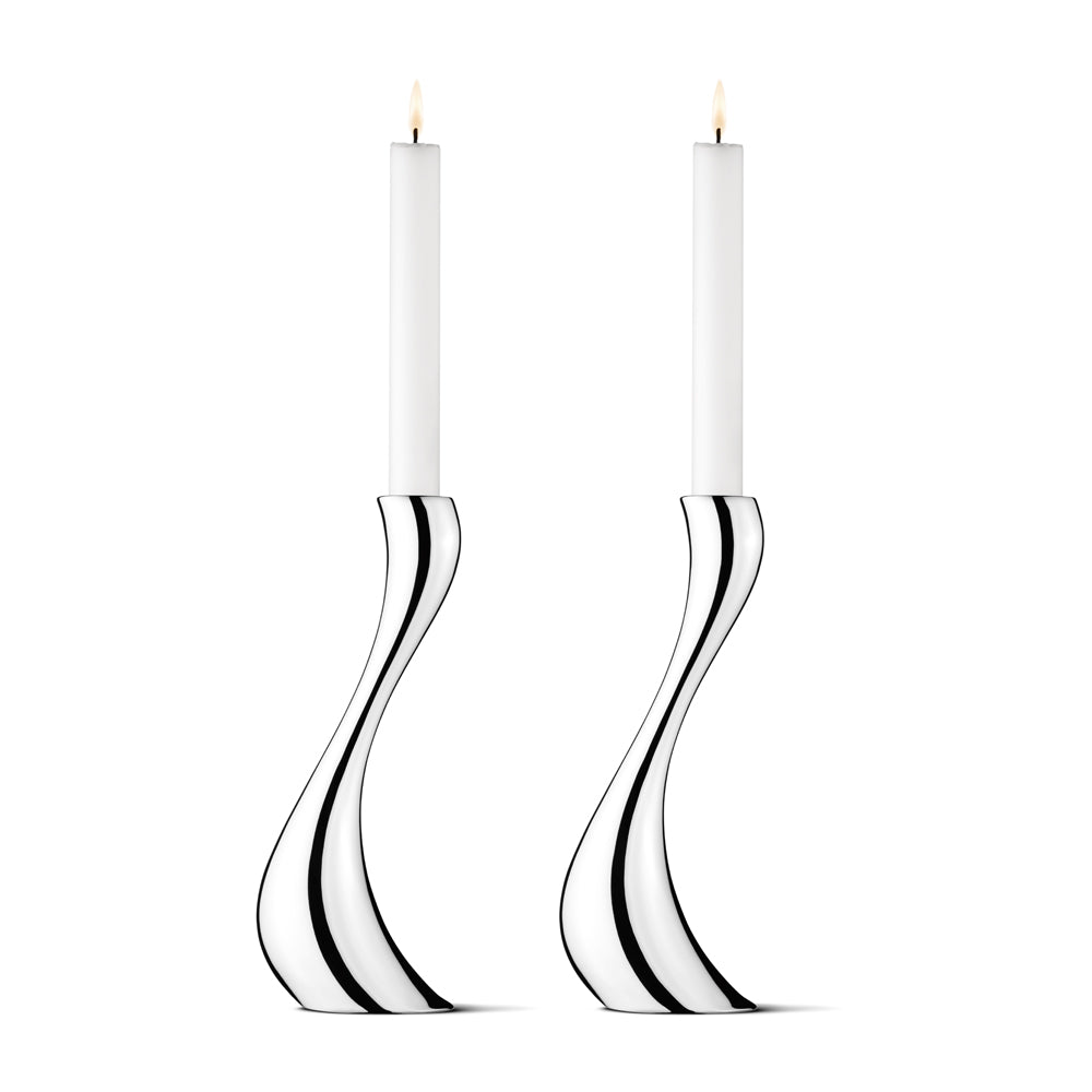 Georg Jensen - COBRA candleholder, large, 2 pack