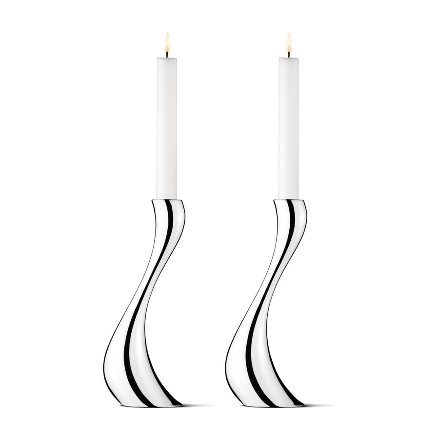 Georg Jensen - COBRA candleholder, large, 2 pack