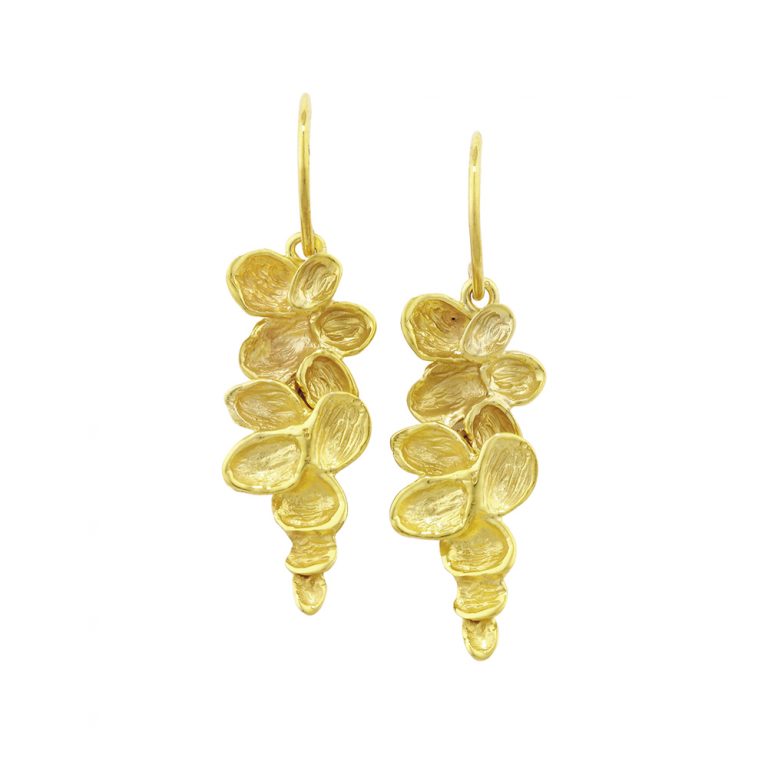 Falling Leaf Drop Earrings