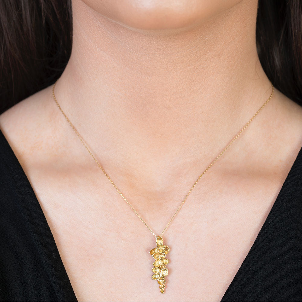 Falling Leaves Pendant Necklace