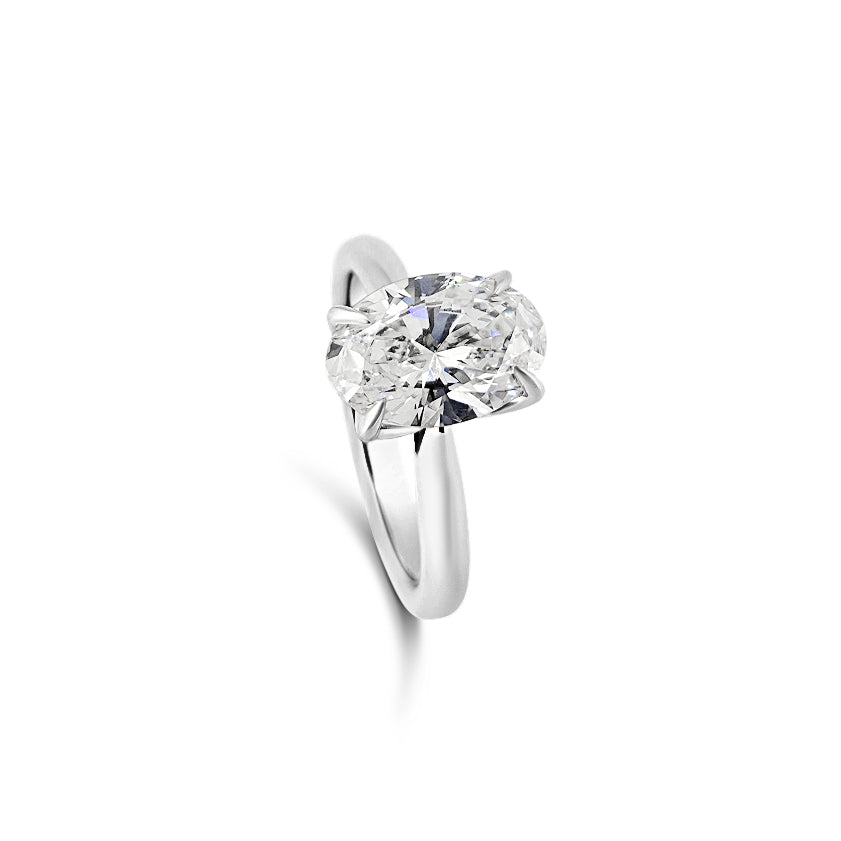 Oval Solitaire Ring