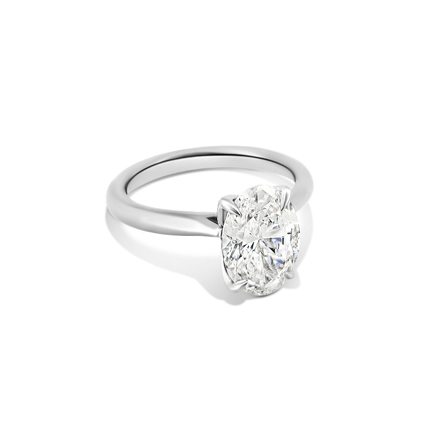 Oval Solitaire Ring
