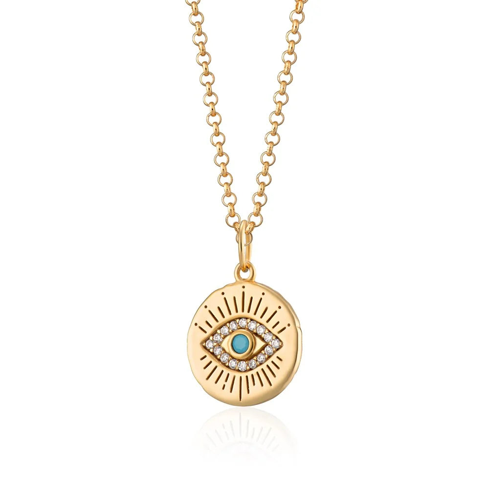 Scream Pretty Evil Eye Pendant Necklace