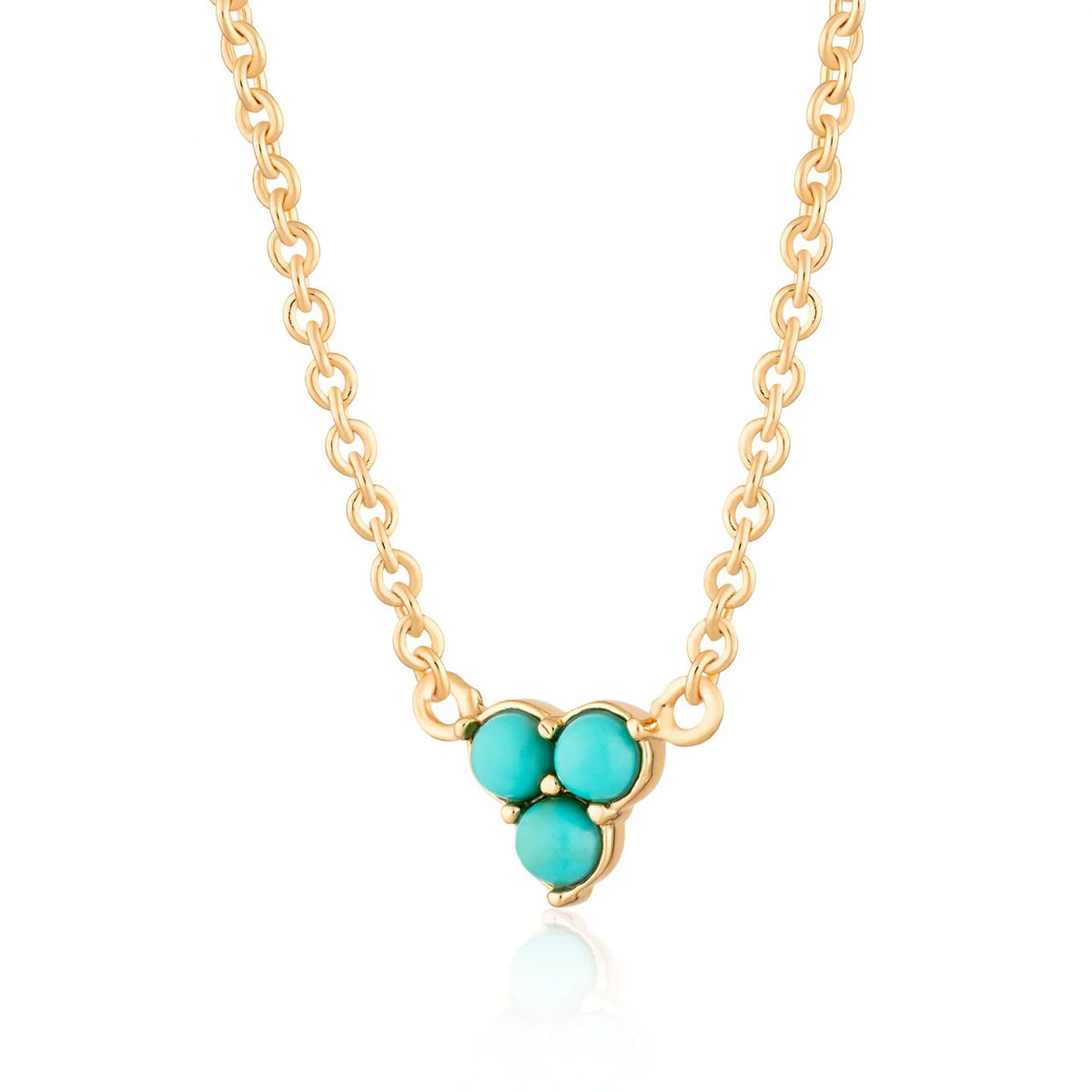 Scream Pretty Turquoise Trinity Necklace