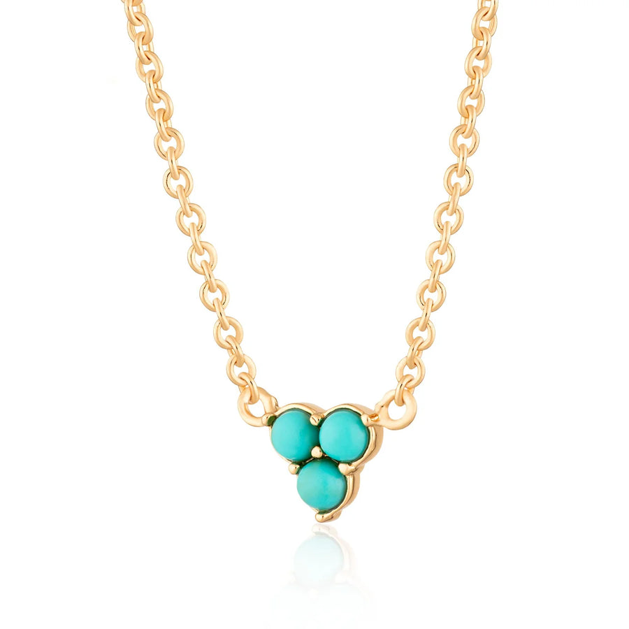 Scream Pretty Turquoise Trinity Necklace