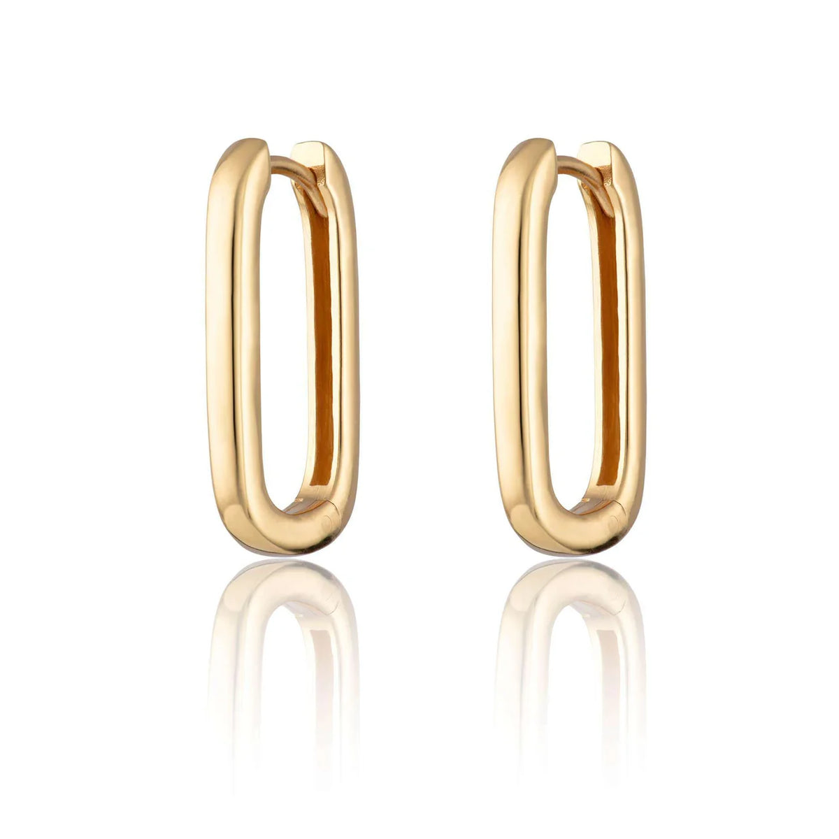 Scream Pretty Oval Hoop Earrings