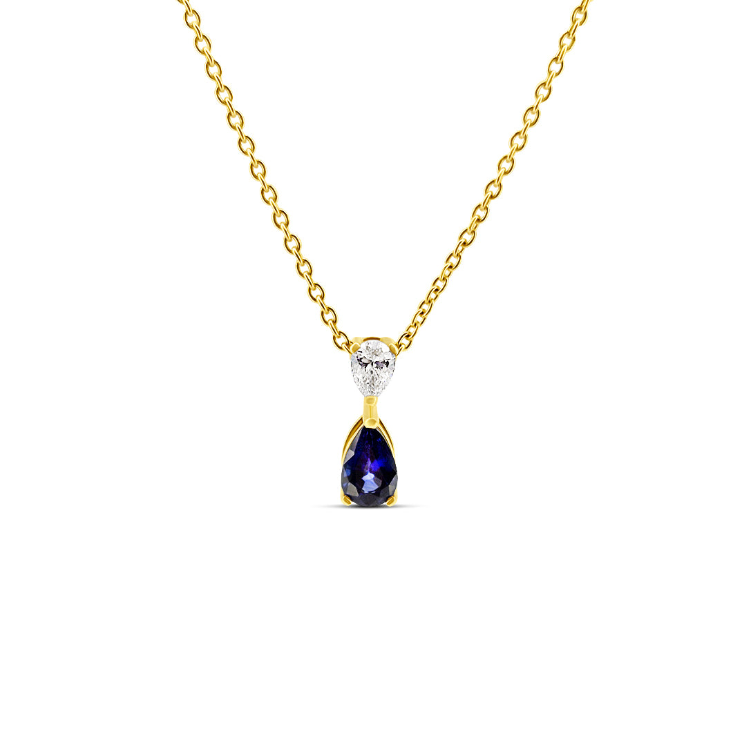 Sapphire and Diamond Pendant