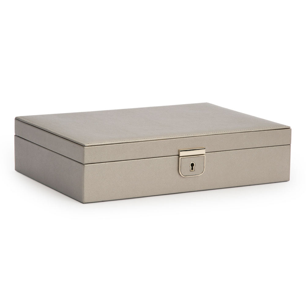 Wolf - Palermo Medium Jewellery Box Pewter