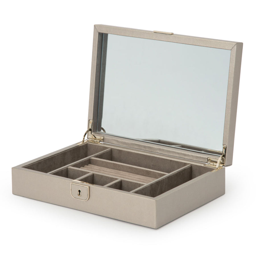 Wolf - Palermo Medium Jewellery Box Pewter