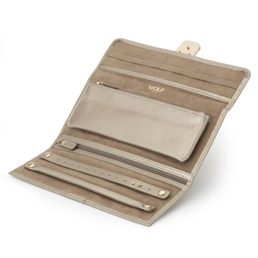 Wolf - Palermo Jewellery Roll Pewter