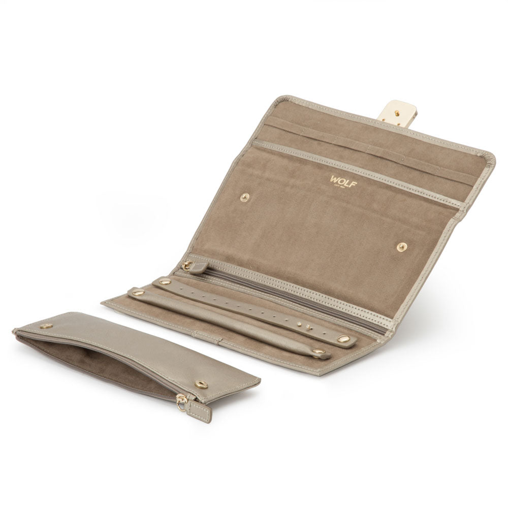 Wolf - Palermo Jewellery Roll Pewter