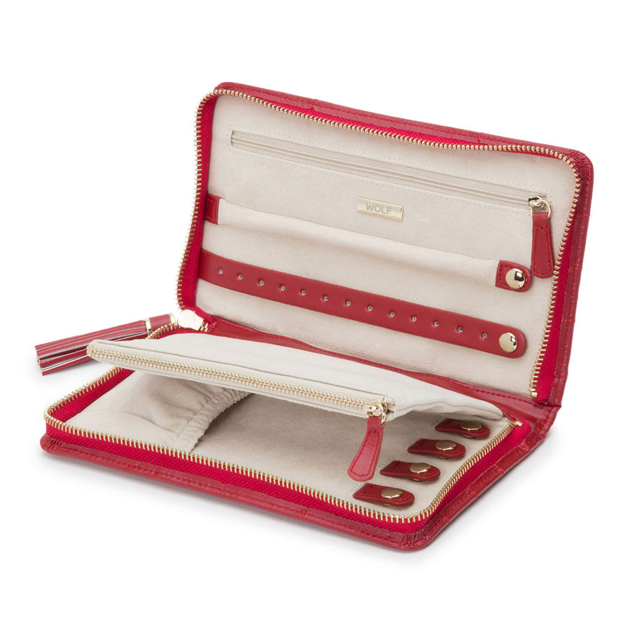 Wolf - Caroline Jewellery Portfolio Case Red