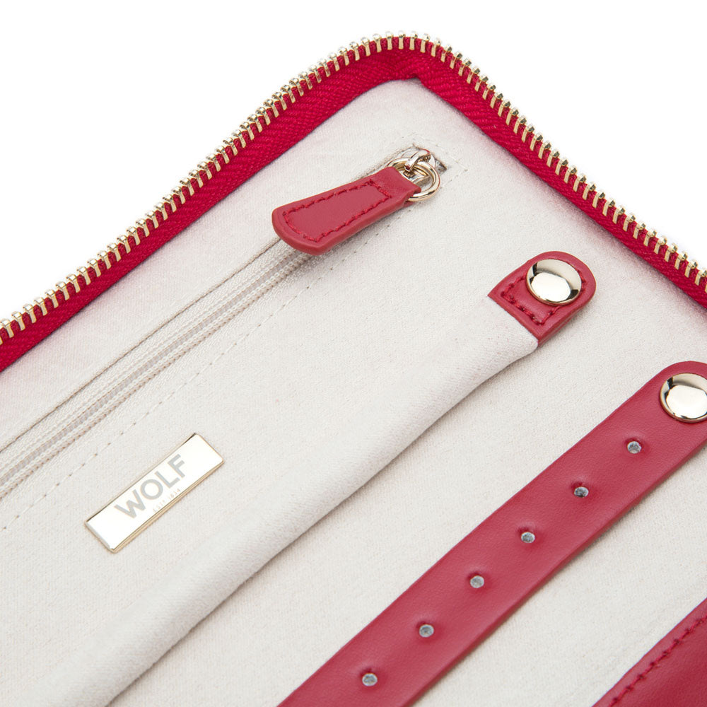 Wolf - Caroline Jewellery Portfolio Case Red