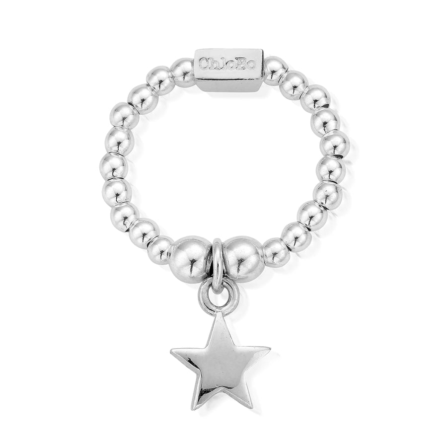 Mini Star Charm Ring