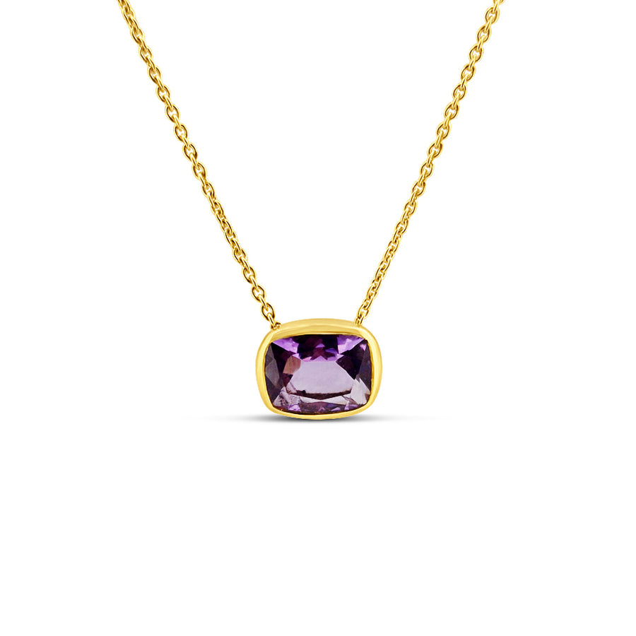 Amethyst Cushion Pendant