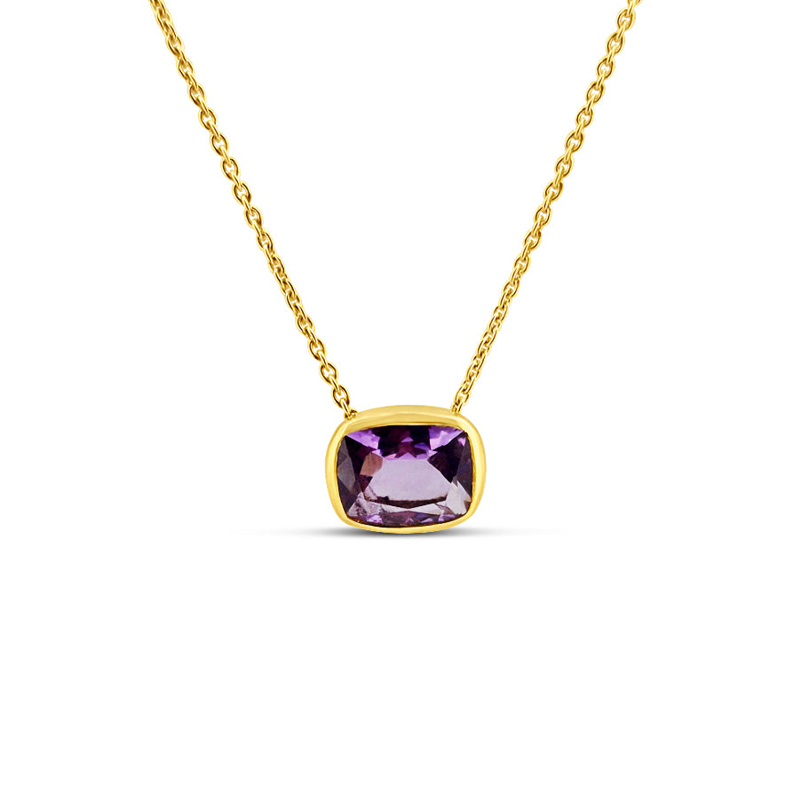 Amethyst Cushion Pendant