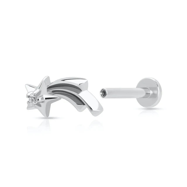 Scream Pretty Sparkling Shooting Star Helix Flat Back Earring