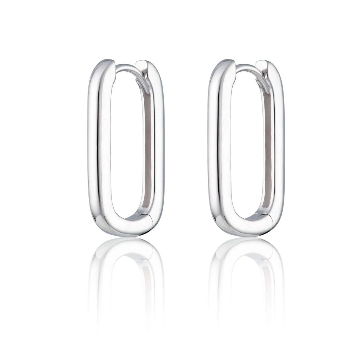 Scream Pretty Oval Hoop Earrings