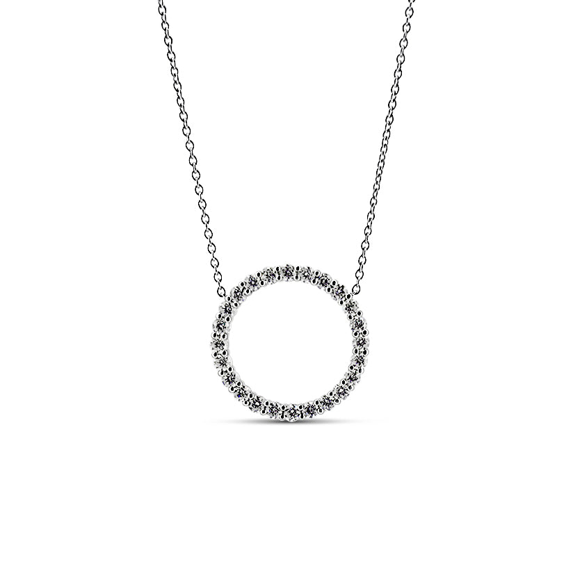 Diamond Circle Pendant