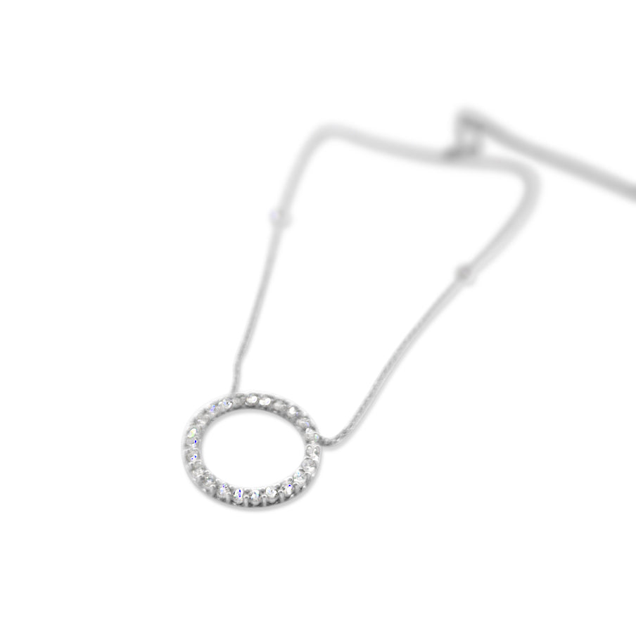 Diamond Circle Pendant