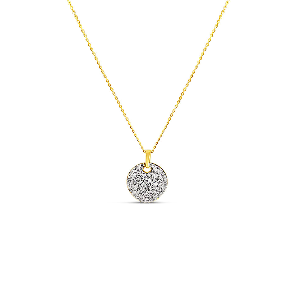 Diamond Disc Pendant