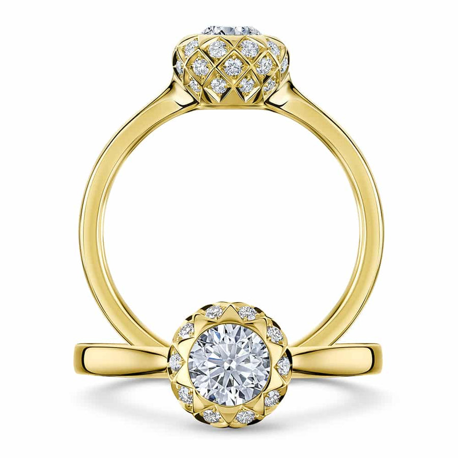 Andrew Geoghegan - Asteria Solitaire Ring - Tustains Jewellers