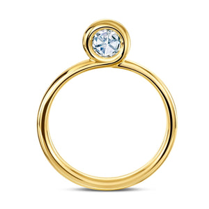 Andrew Geoghegan - Emergence Flow Diamond Solitaire - Tustains Jewellers