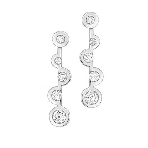 Echo Drop Diamonds Earrings - Tustains Jewellers