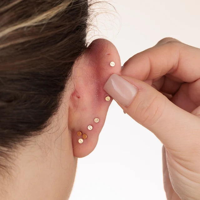 Scream Pretty Teardrop Flat Back Stud Earring