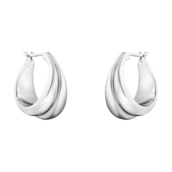 Georg Jensen - Curve Sculptural Earrings - Tustains Jewellers